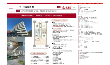 リリーゼ浮間舟渡 2階 0