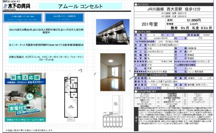 アムールコンセルト 201号 0