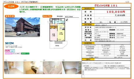 セジュールオッツ 101号 0