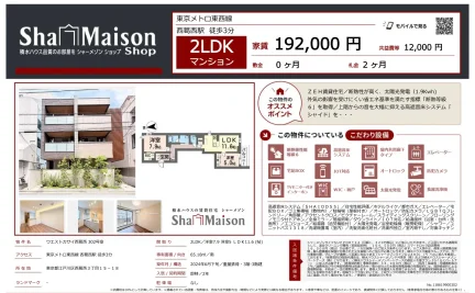 ウエストサイ西葛西 302号室 302号 0