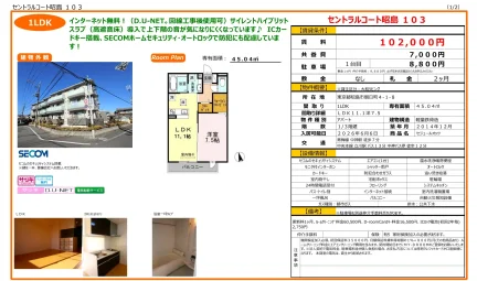 セントラルコート昭島 103 103号 0