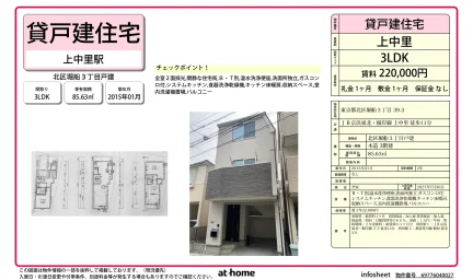 北区堀船3丁目戸建 0