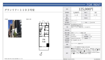 グランリドー 1103号 0