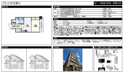プレジオ江坂 SET・UP賃貸 604号 0