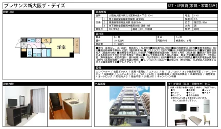 プレサンス新大阪ザ・デイズ 1101号 0
