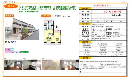 セジュールオッツ 301号 0