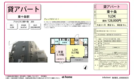 アルビネス東十条 203号 0