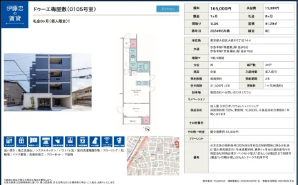 ドゥーエ梅屋敷 0105号 0