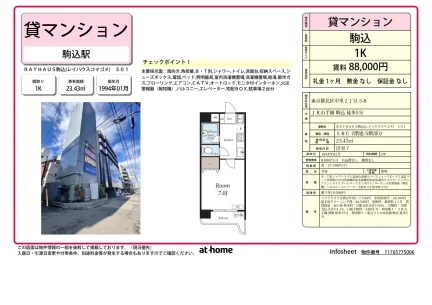 ＲＡＹＨＡＵＳ駒込 0