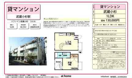 リファイン武蔵小杉 306 306号 0