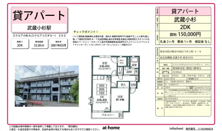 スクエア小杉A 305号 0