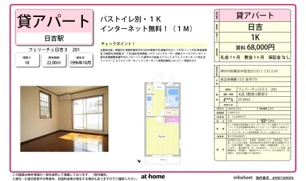 フェリーチェ日吉3 201 201号 0