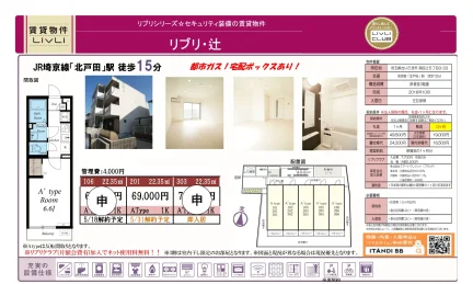 リブリ・辻 106号 0