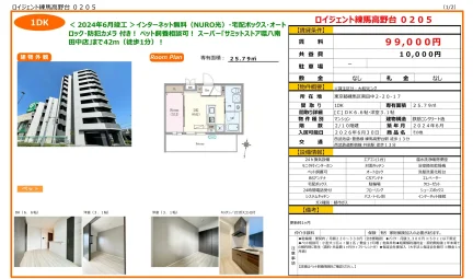 ロイジェント練馬高野台 0205 0205号 0