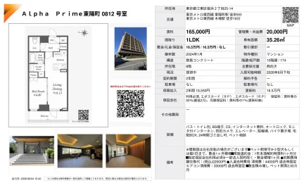 アルファプライム東陽町 0812号 0