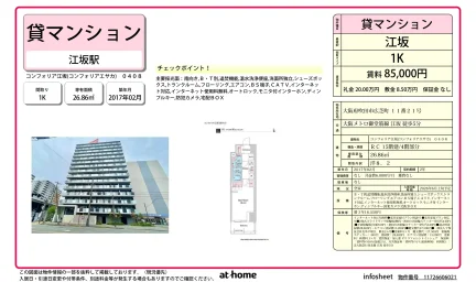 コンフォリア江坂 0408号 0