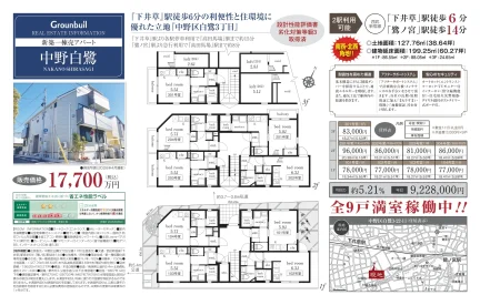 グランビル中野白 301号 0