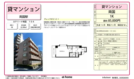 カテリーナ両国 104 104号 0