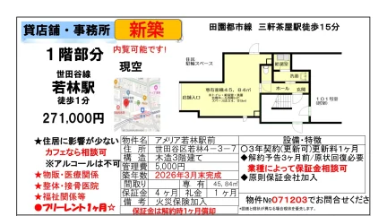 アメリア若林駅前 703号 0