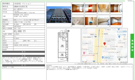 URBAN FLATS江坂 604 0