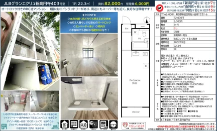 JLBグランエクリュ新高円寺 403号 0