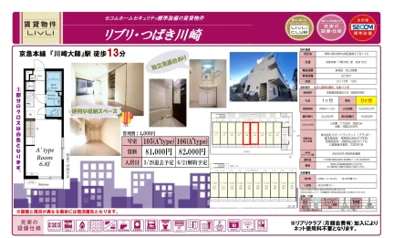 リブリ・つばき川崎 105号 0