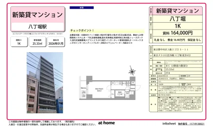 コンフォリア・リヴ八丁堀 0