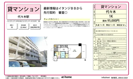 パレステュディオ代々木 303号 0