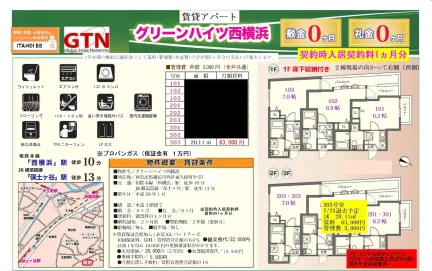 グリーンハイツ西横浜 101号 0