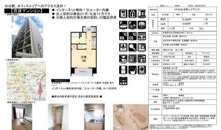 HF仙台本町レジデンス 301号室 0