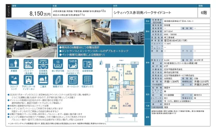 シティハウス赤羽南パークサイドコート 6号 0
