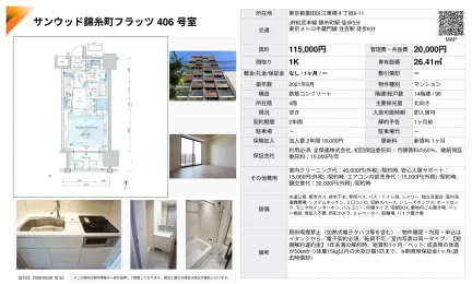 サンウッド錦糸町フラッツ 406号室 406号 0