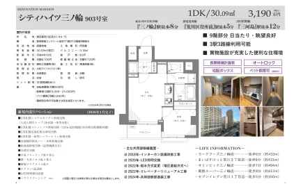 シティハイツ三ノ輪 903号室 903号 0