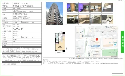 クロスレジデンス大阪新町 0808 0