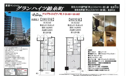 グランハイツ錦糸町 1001号室 0