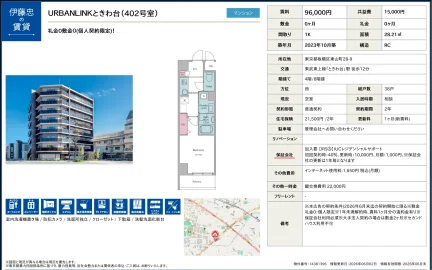 URBANLINKときわ台 402号 0