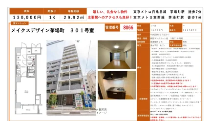 メイクスデザイン茅場町 301号 0