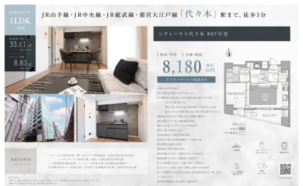 シティハウス代々木 807号 0