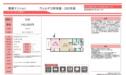ヴェルデ三軒茶屋 202号 0
