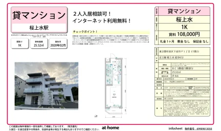 GENOVIA 桜上水skygarden (ジェノヴィアサクラジョウスイスカイガーデン) 309 309号 0