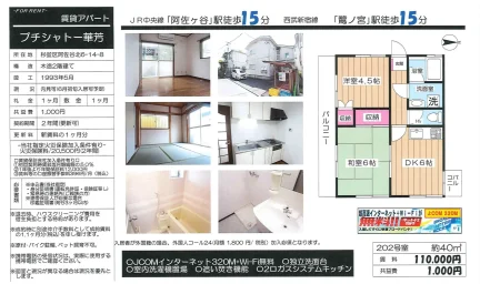 プチシャトー華芳 202号 0