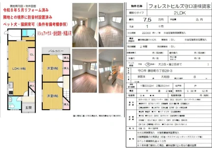 大阪府守口市藤田町５丁目２８－３ テラス 0