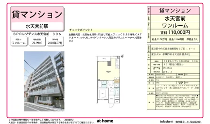 BPRレジデンス水天宮前 306 306号 0