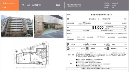 ヴェルヒルズ町田 204 0