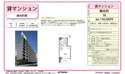 コンフォリア錦糸町DEUX 0901 0