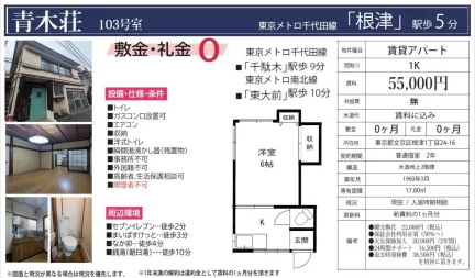 青木莊 103号 0