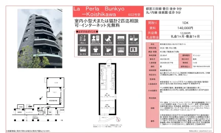 ラ・ペルラ文京 602号 0