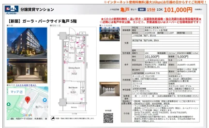 GALA 分譲賃貸マンション 101号 0