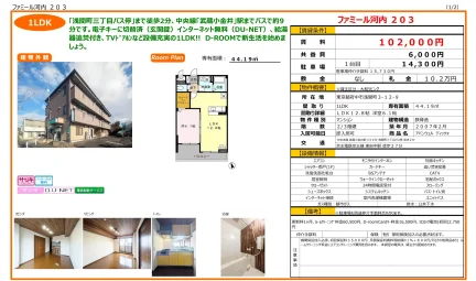 ファミール河内 203 203号 0
