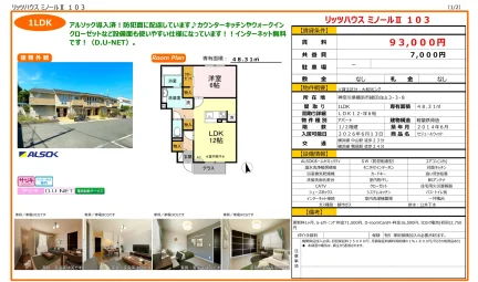 リッツハウスミノールⅡ 103 103号 0